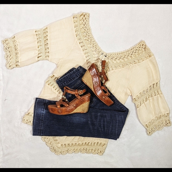 💲Sold!💲Aldo Leather Espadrille Sandals - Picture 2 of 13